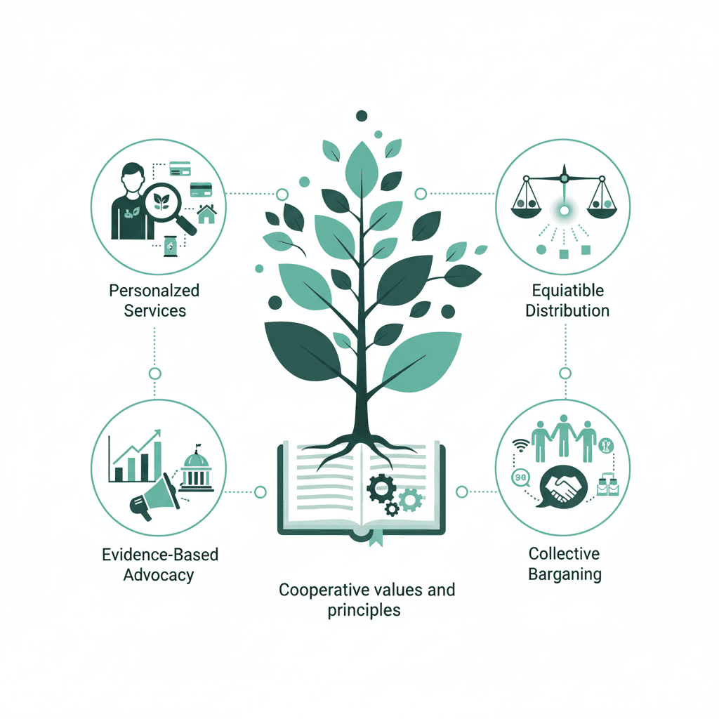 Cooperative operations illustration